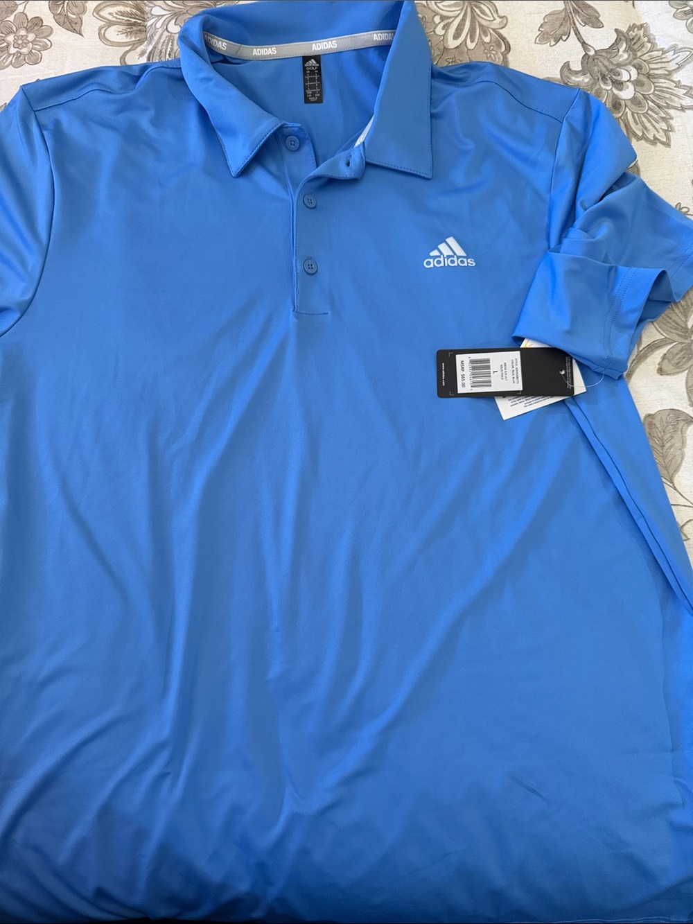 adidas Men’s Sky Blue Golf Polo